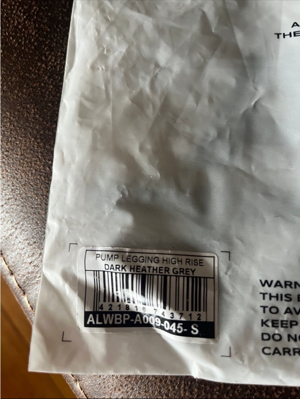 Alphalete pump high rise leggings small - Picture 5 of 5